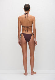 String Brief - Aubergine Crinkle - Matteau